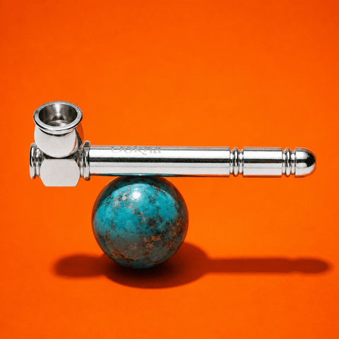 Dokha Electroplated Billiard Smoking Pipe 7cm | Shisha Glass
