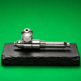Dokha Electroplated Brass Smoking Pipe 7cm | Shisha Glass