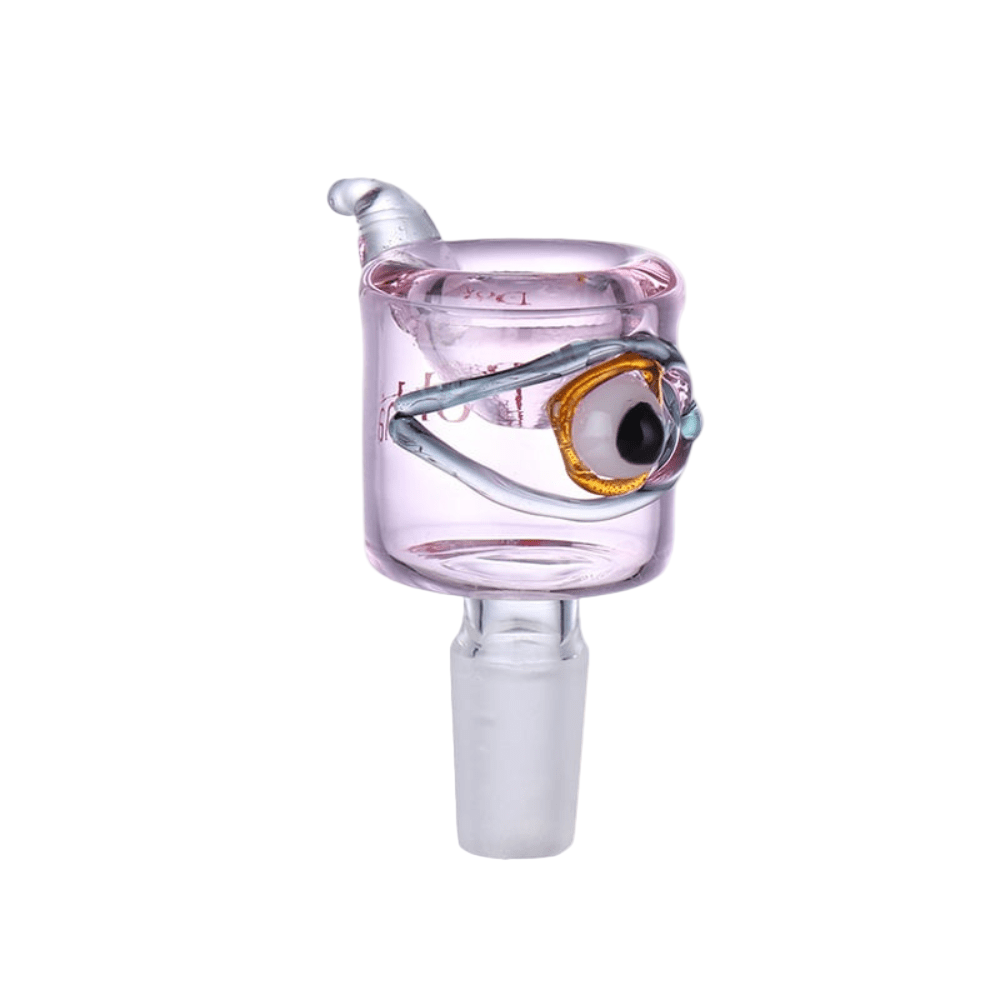 Dokha Eye Ball Drop Glass Cone Pipe 14mm | Shisha Glass
