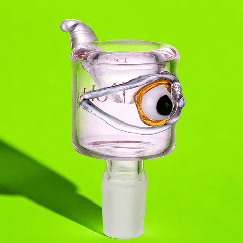 Dokha Eye Ball Drop Glass Cone Pipe 14mm | Shisha Glass