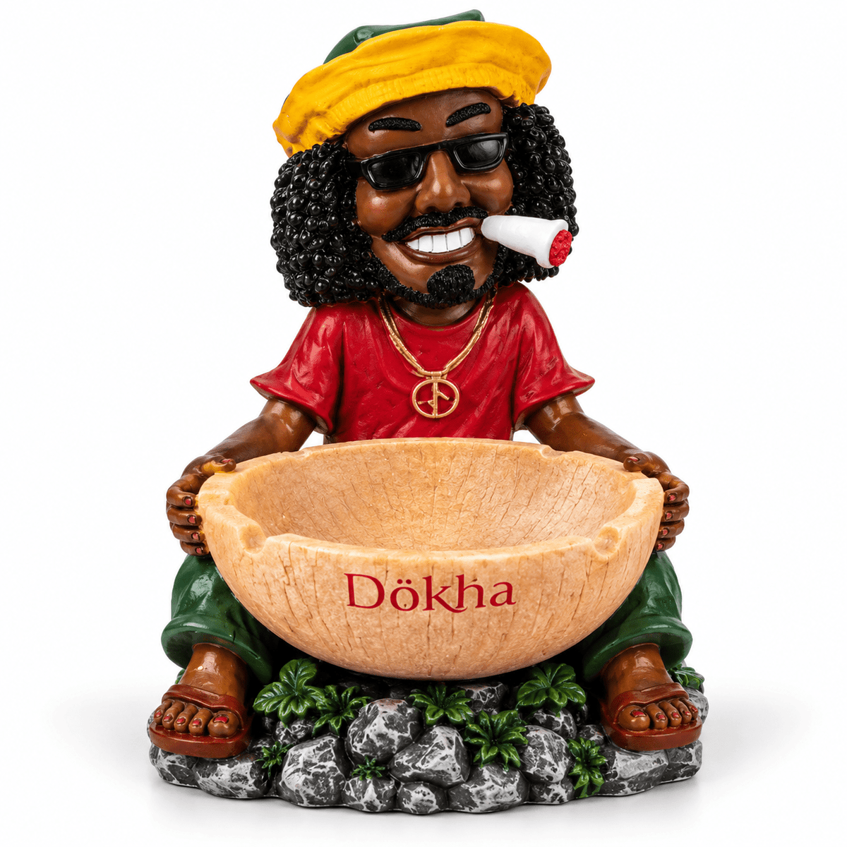 Dokha Fancy Standing Resin Ashtray | Shisha Glass