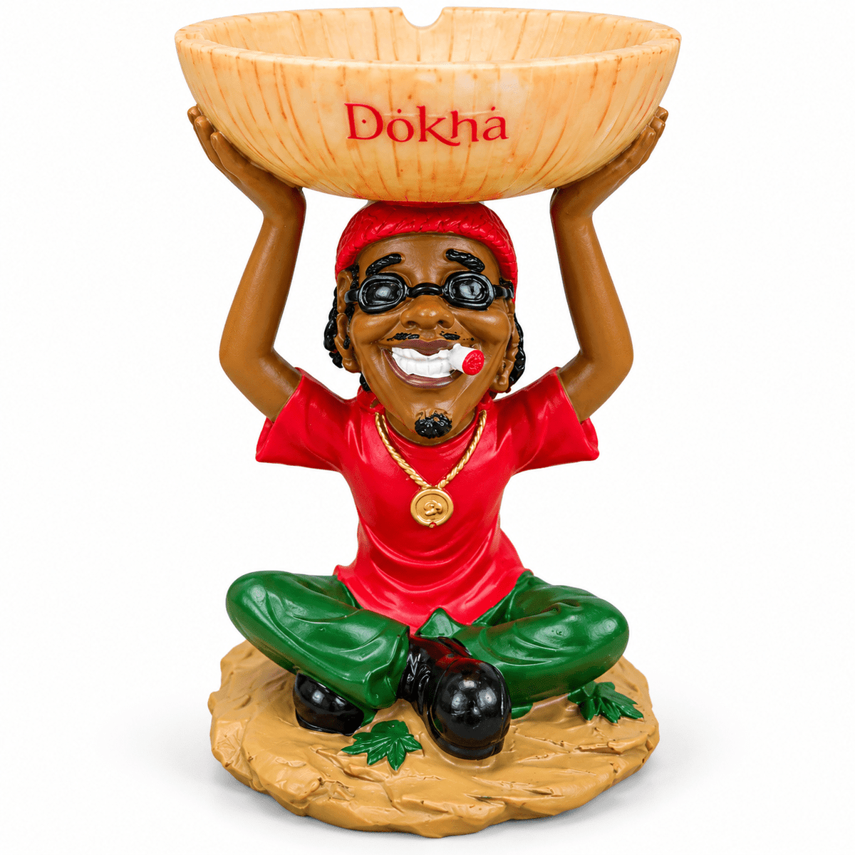 Dokha Fancy Standing Resin Ashtray | Shisha Glass