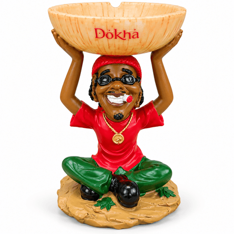 Dokha Fancy Standing Resin Ashtray | Shisha Glass