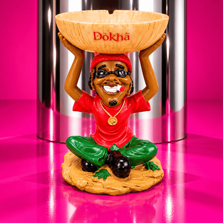 Dokha Fancy Standing Resin Ashtray | Shisha Glass