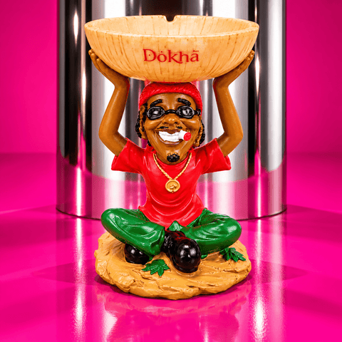 Dokha Fancy Standing Resin Ashtray | Shisha Glass