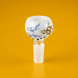 Dokha FLAME Bowl Drop Cone Glass Pipe 14mm | Shisha Glass