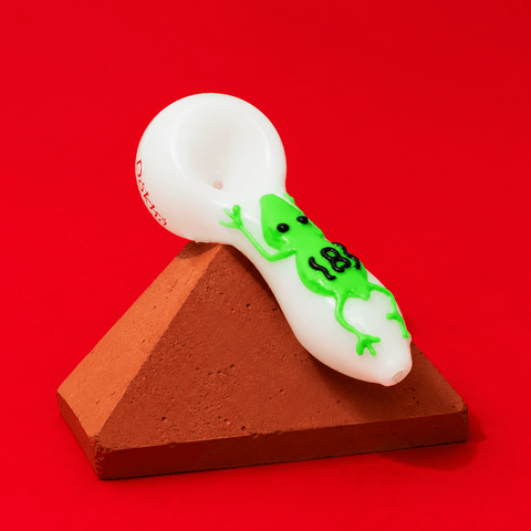 Dokha Glass Froggy Spoon Pipe 10cm | Shisha Glass