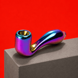 Dokha Glass Prism Smoking Pipe 10cm | Shisha Glass