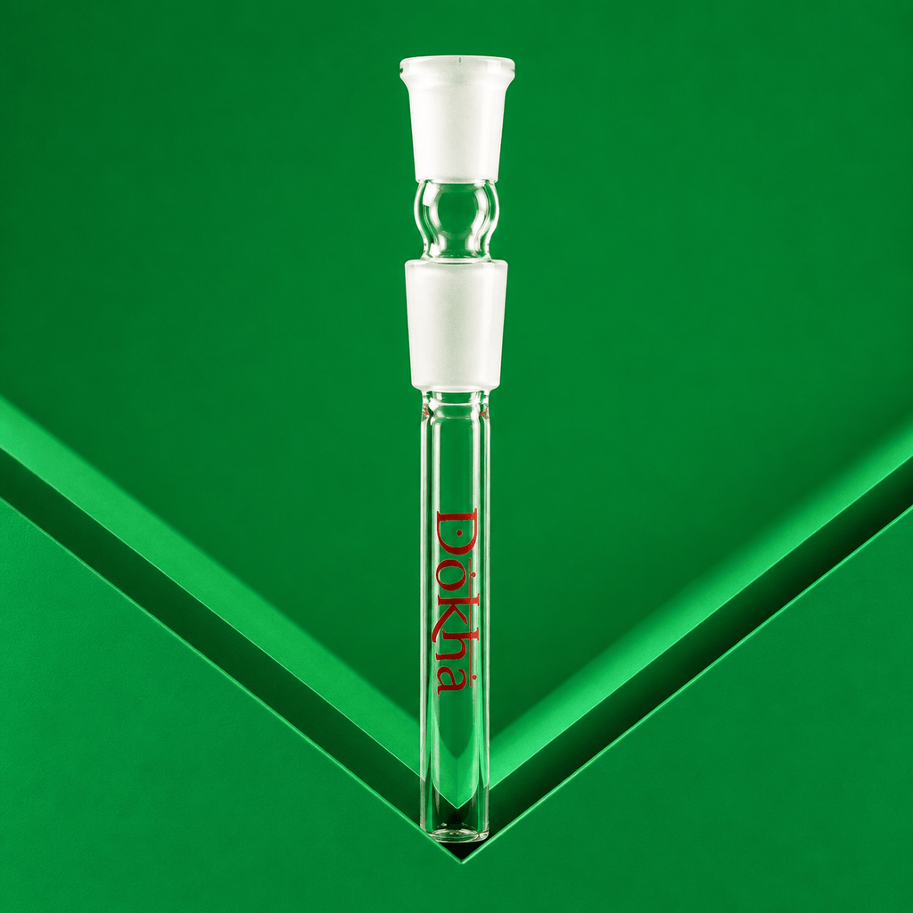 Dokha Glass Shisha Stem 18mm Male To 14mm Female 15cm | Shisha Glass