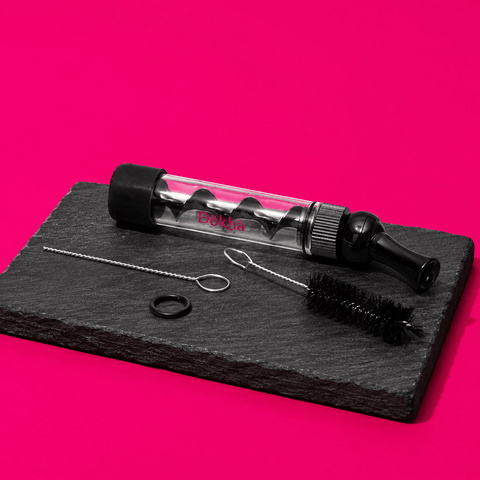 Dokha Glass Twister Billiard Pipe 10cm | Shisha Glass