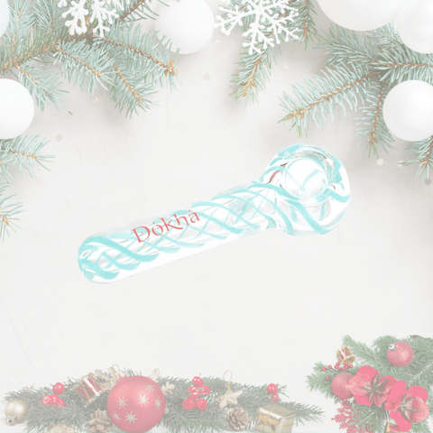 Dokha Glass Twister Spoon Pipe 11cm | Shisha Glass