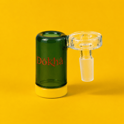 Dokha Glass UN1 Drop Down Ash Catcher Bowl Glass Pipe 14mm | Shisha Glass