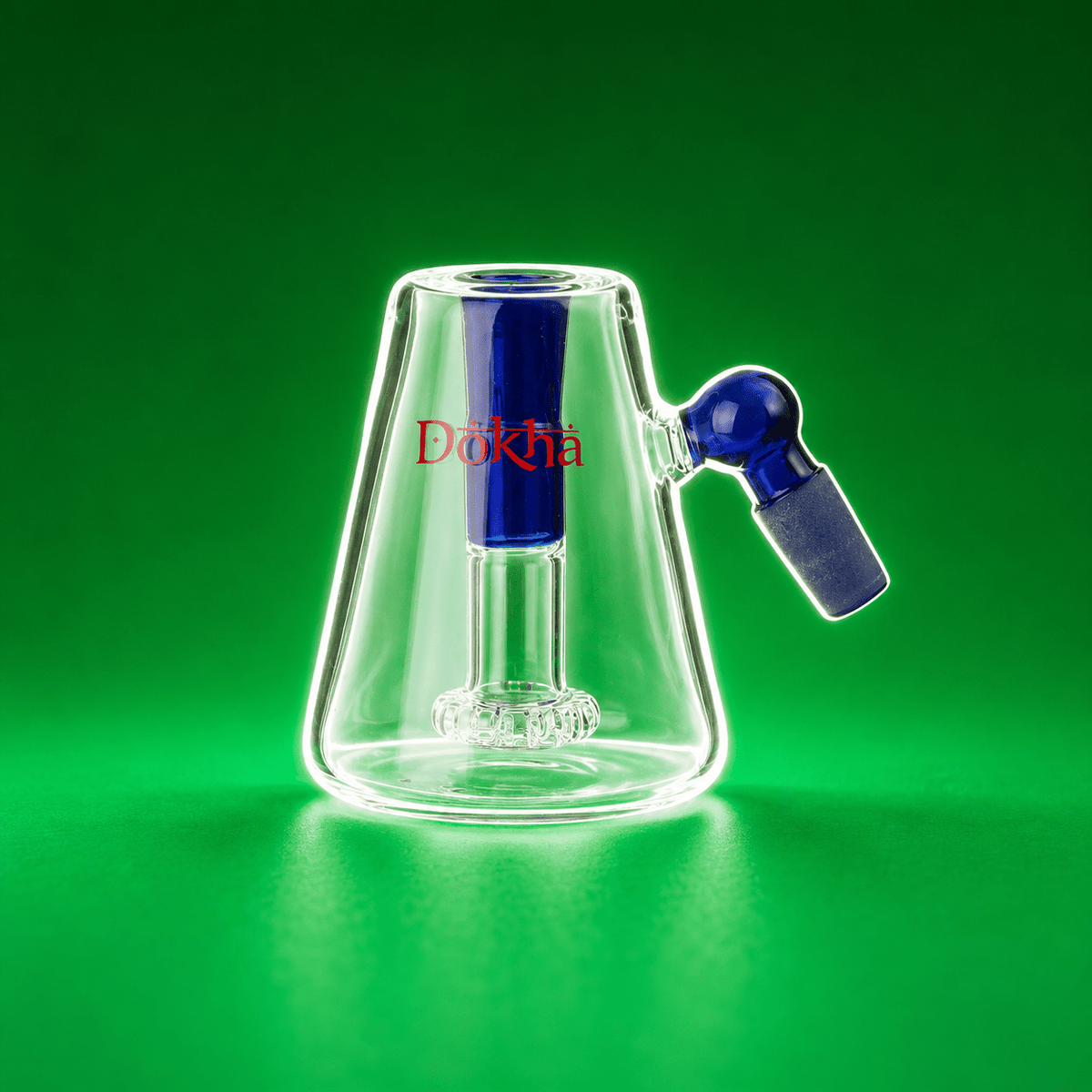 Dokha Glass UN2 Drop Down Ash Catcher Bowl Glass Pipe 14mm | Shisha Glass