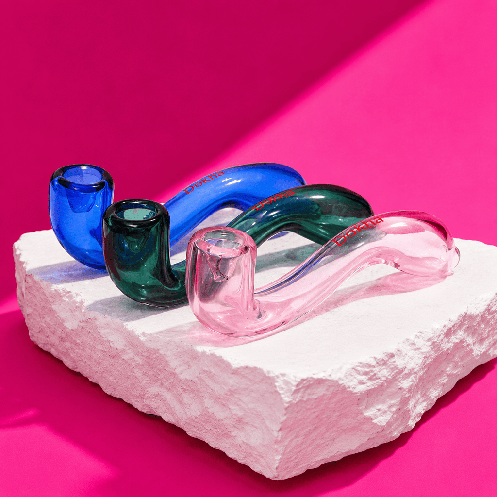 Dokha Glass Wave Spoon Pipe 12.5cm | Shisha Glass