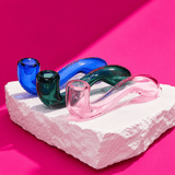 Dokha Glass Wave Spoon Pipe 12.5cm | Shisha Glass