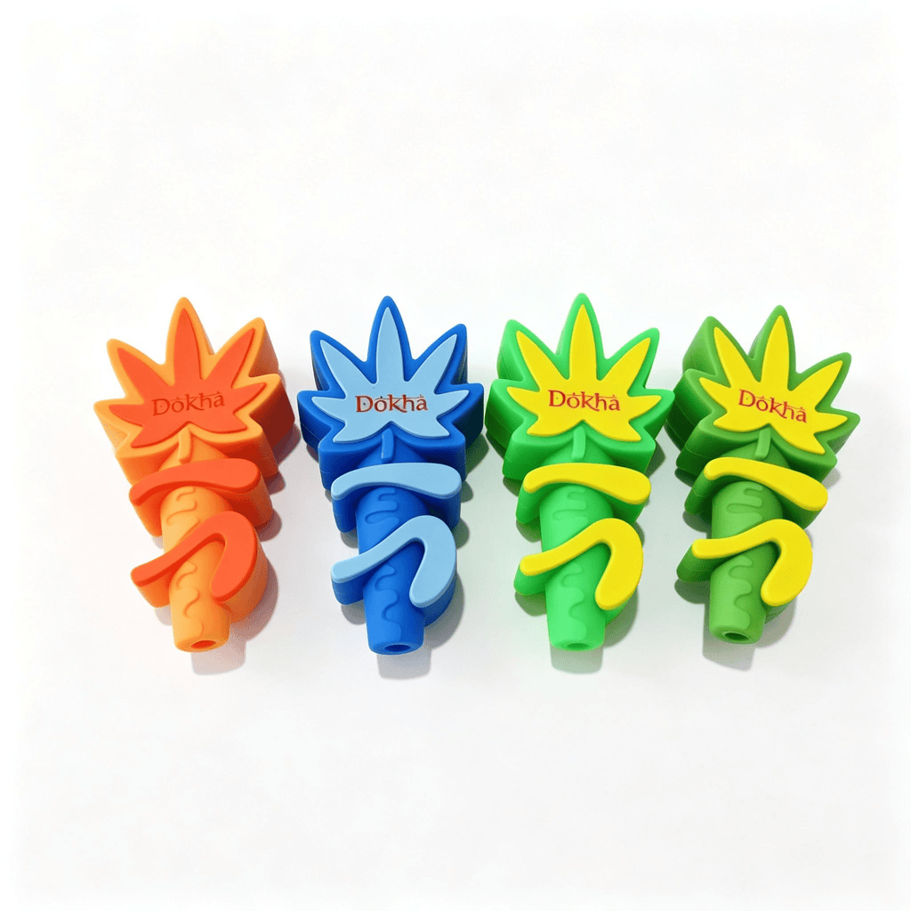 Dokha Leafy 710 Silicone Pipe 7.5cm | Shisha Glass