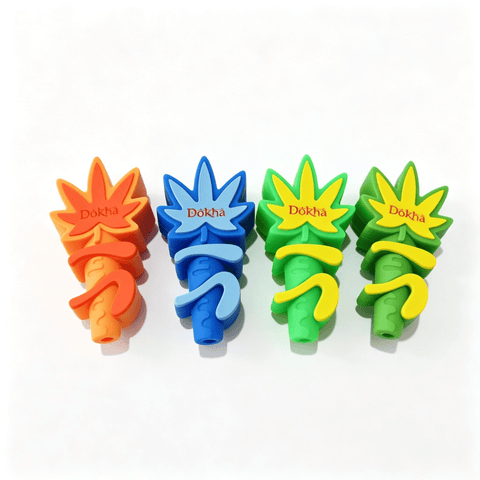 Dokha Leafy 710 Silicone Pipe 7.5cm | Shisha Glass