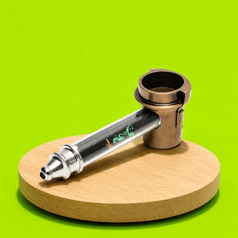 Dokha Metal Big Head Billiard Pipe 8.6cm | Shisha Glass