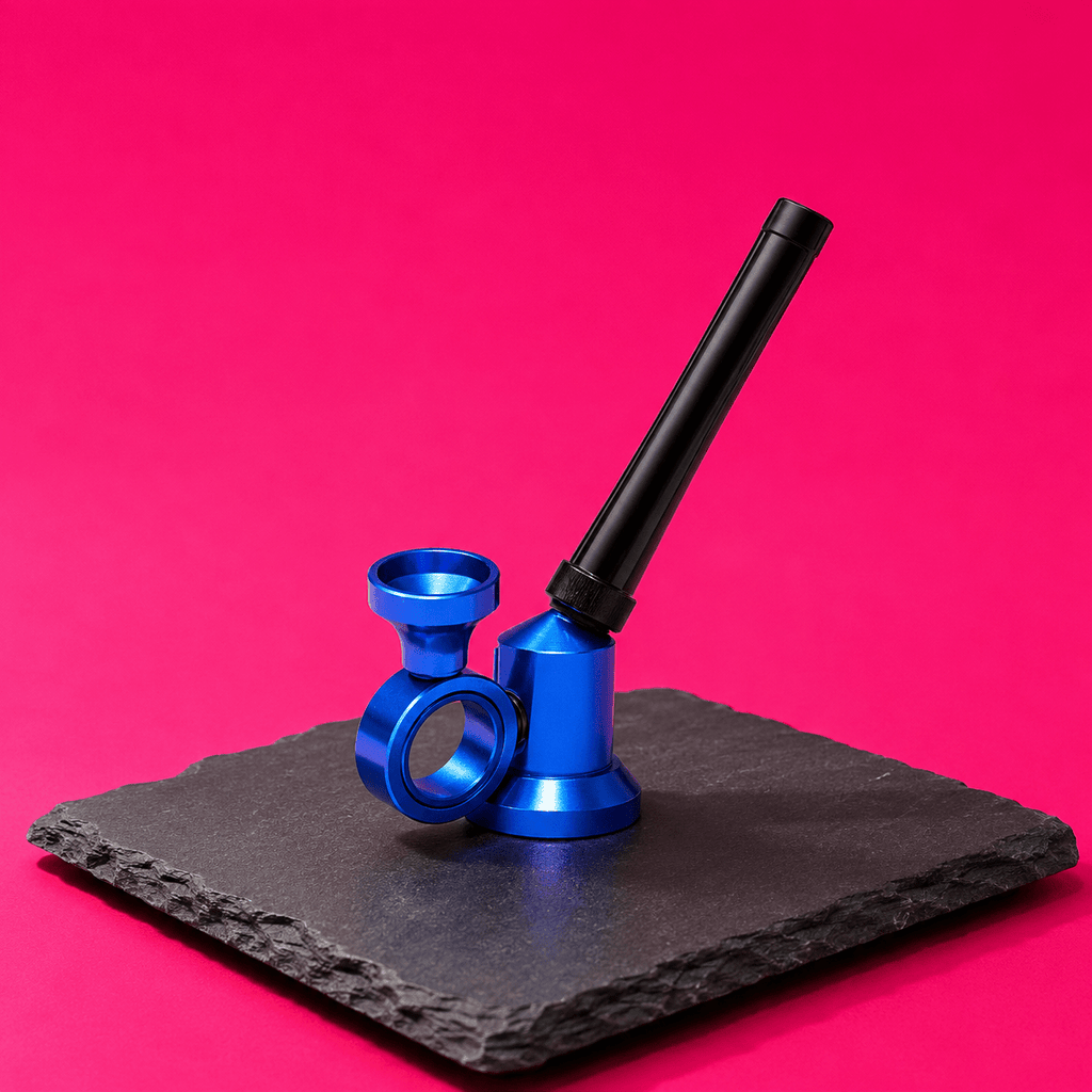 Dokha Metal Ring Stand Sherlock Pipe 10cm | Shisha Glass