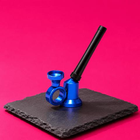 Dokha Metal Ring Stand Sherlock Pipe 10cm | Shisha Glass