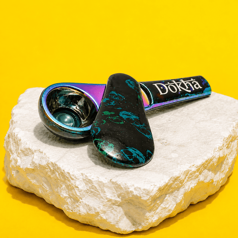 Dokha Metal Splinter Spoon Pipe 9.6cm | Shisha Glass