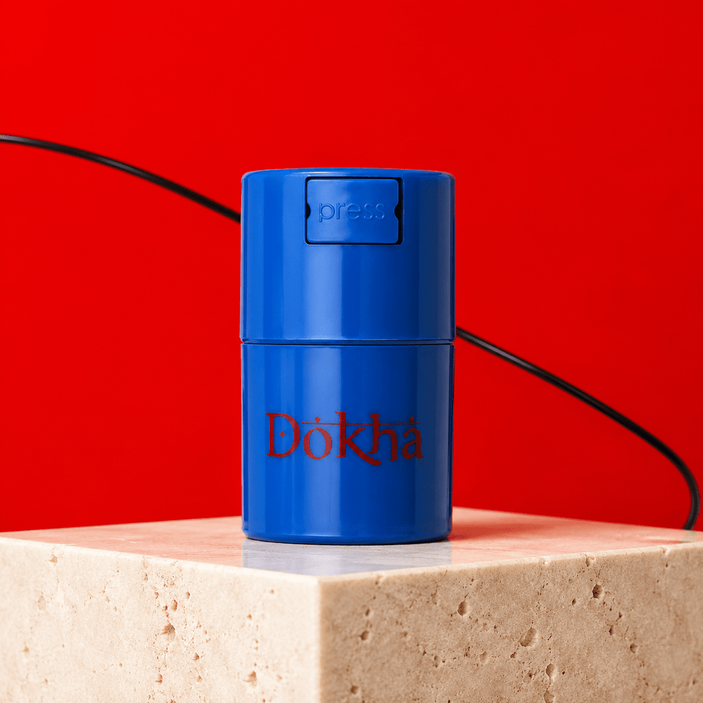 Dokha Plastic Storage Jar 120ml | Shisha Glass