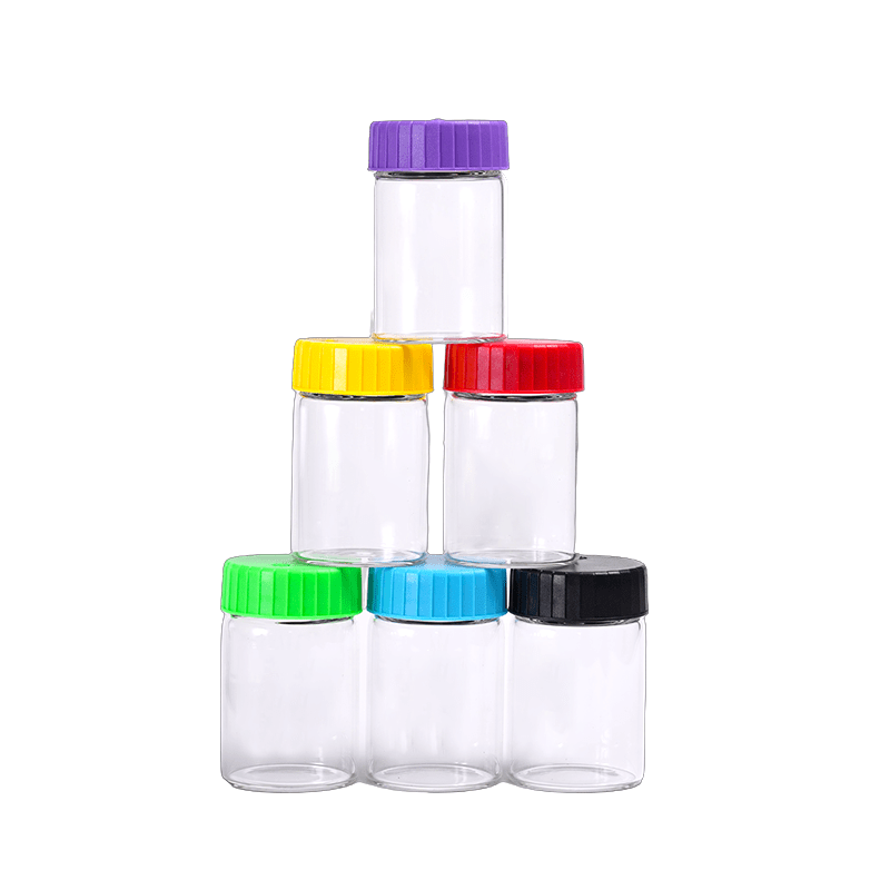 Dokha Smell Proof Glass Jar With LED Light | Shisha Glass