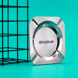 Dokha Solid Metal Ashtray with Holders | Shisha Glass