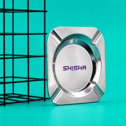 Dokha Solid Metal Ashtray with Holders | Shisha Glass