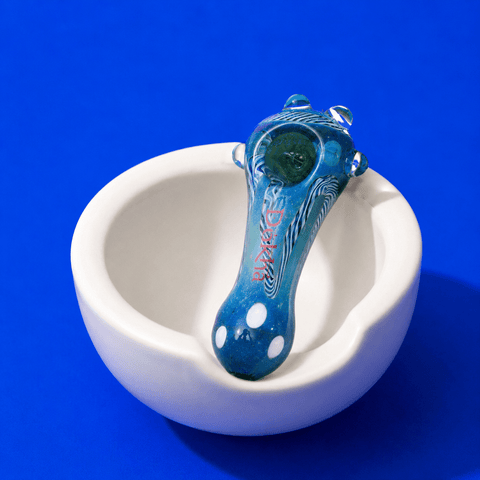 Dokha Spade Glass Smoking Pipe 10cm | Shisha Glass