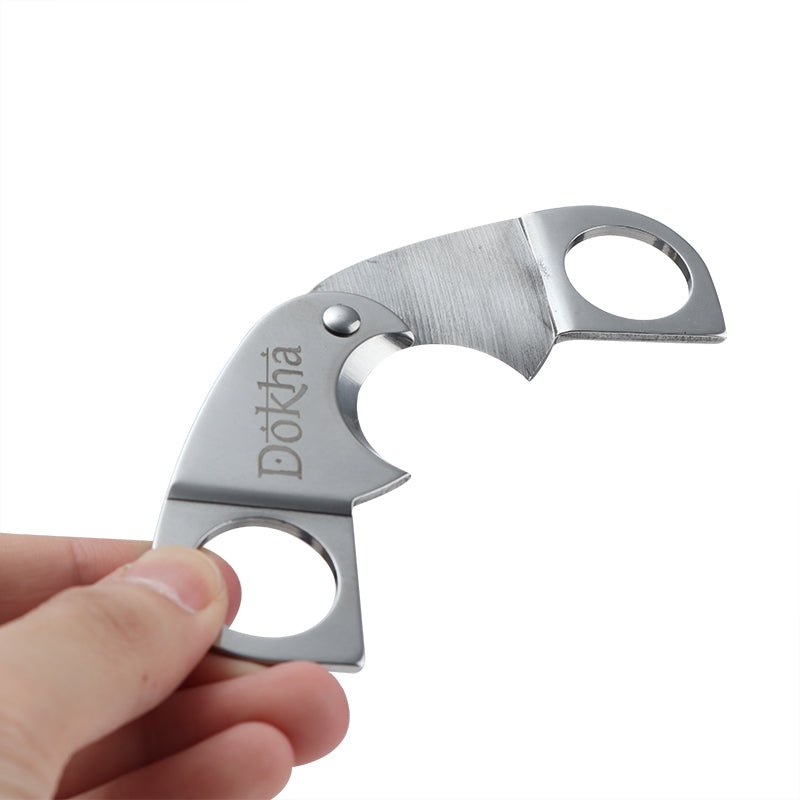 Dokha Triangle Stainless Steel Cigar Cutter | Shisha Glass