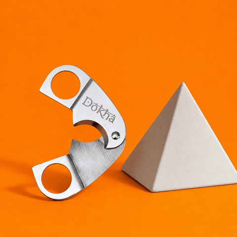 Dokha Triangle Stainless Steel Cigar Cutter | Shisha Glass
