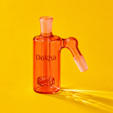 Dokha UN5 Coloured Drop Down Ash Catcher Bowl Glass Pipe 14mm | Shisha Glass