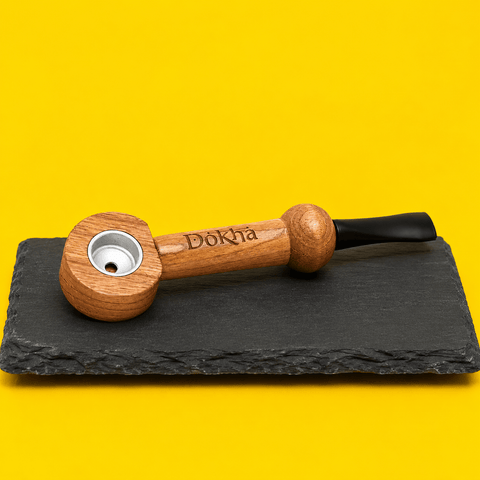 Dokha Wooden Desire Billiard Pipe 10.5cm | Shisha Glass