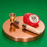 Dokha Wooden Pocket Billiard Pipe 9.5cm | Shisha Glass