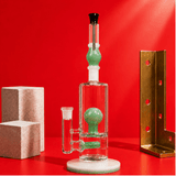 Dome & Inline Percolator Mini Glass Waterpipe 26cm | Shisha Glass
