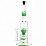 Dome & Inline Percolator Mini Glass Waterpipe 26cm | Shisha Glass