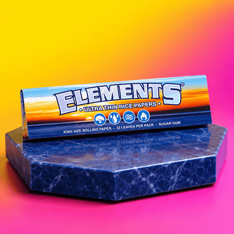 Elements King Size Ultra Slims Rolling Papers | Shisha Glass