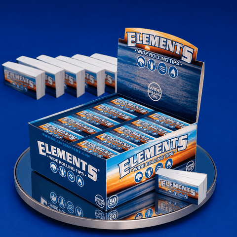 Elements Wide Rolling Tips | Shisha Glass