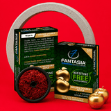 Fantasia NIC-FREE GOLDEN DOUBLE APPLE Hookah Shisha Flavor 50g | Shisha Glass