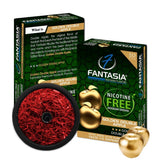 Fantasia NIC - FREE GOLDEN DOUBLE APPLE Hookah Shisha Flavor 50g | Shisha Glass