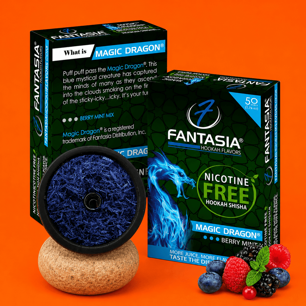 Fantasia NIC-FREE MAGIC DRAGON Hookah Shisha Flavor 50g | Shisha Glass