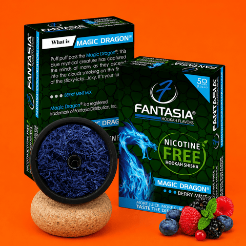 Fantasia NIC-FREE MAGIC DRAGON Hookah Shisha Flavor 50g | Shisha Glass
