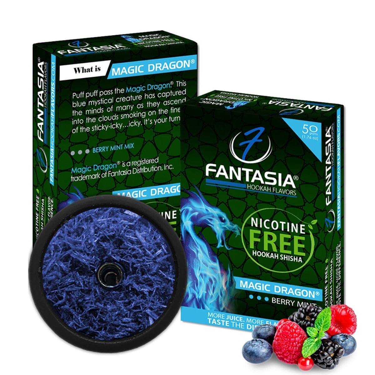 Fantasia NIC - FREE MAGIC DRAGON Hookah Shisha Flavor 50g | Shisha Glass