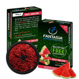 Fantasia NIC - FREE RED MELON Hookah Shisha Flavor 50g | Shisha Glass