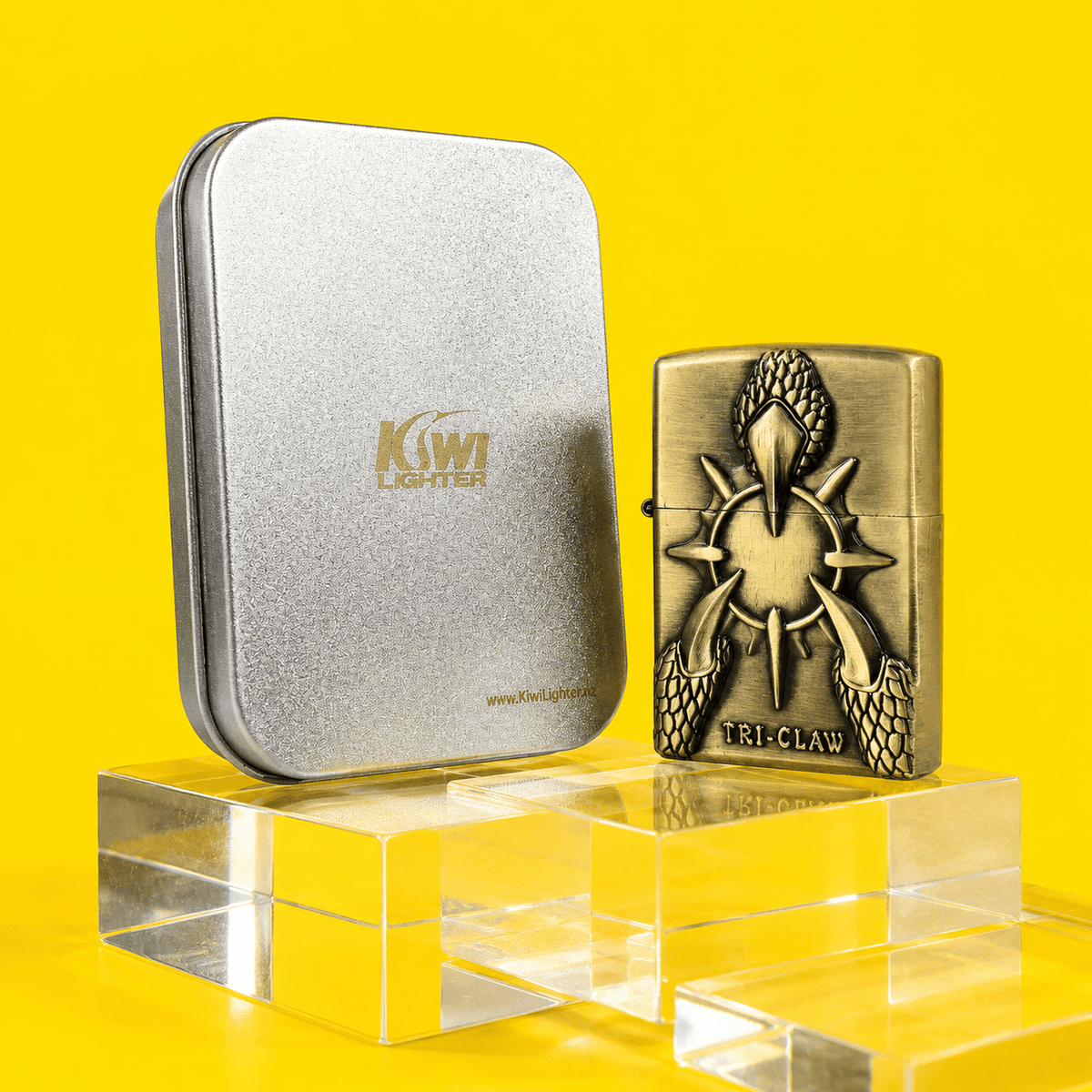 Flint Kiwi Lighter 6055 | Shisha Glass