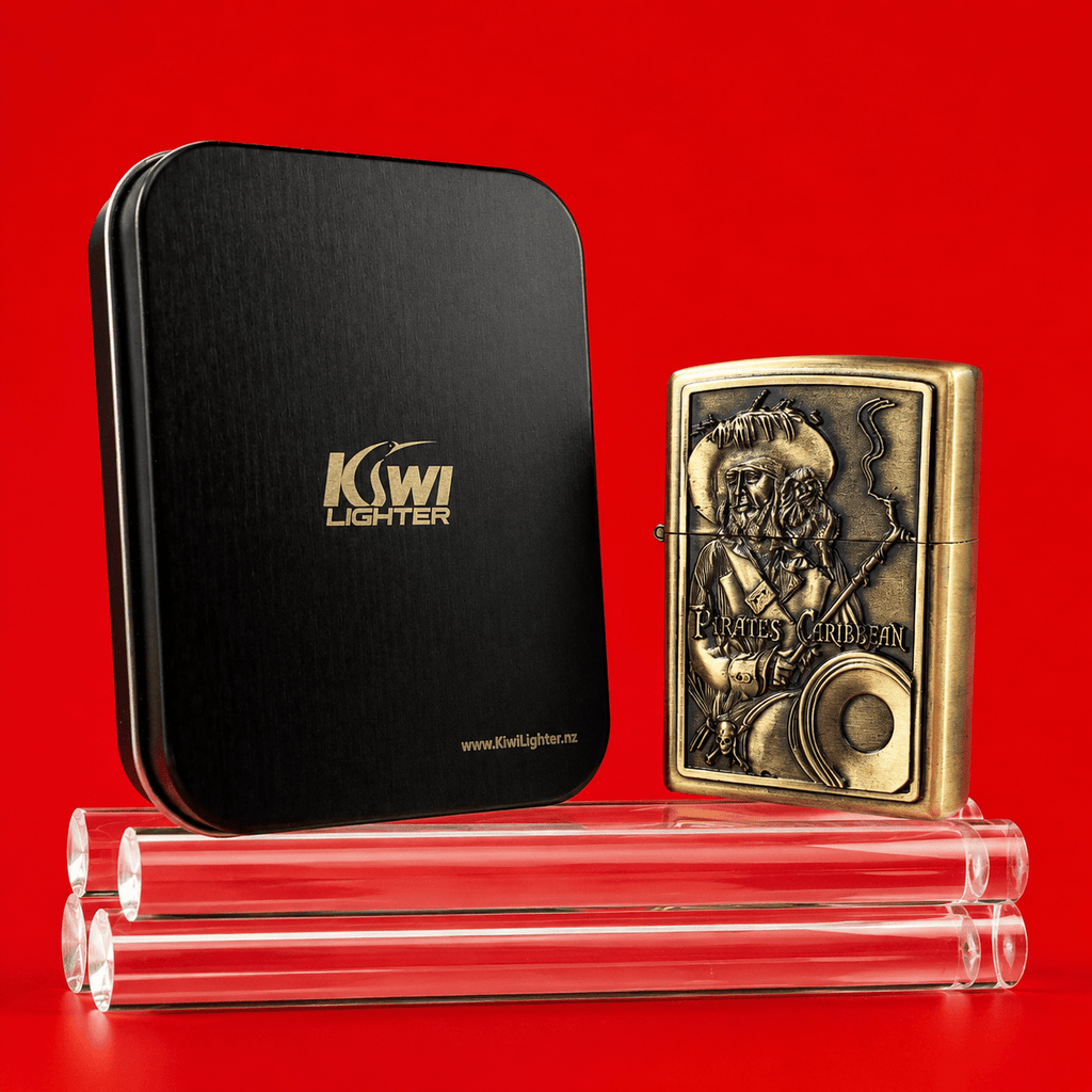 Flint Kiwi Lighter 6061 | Shisha Glass
