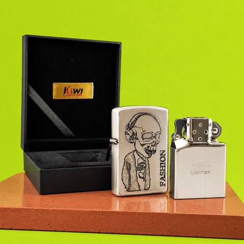 Flint Kiwi Lighter 762 | Shisha Glass