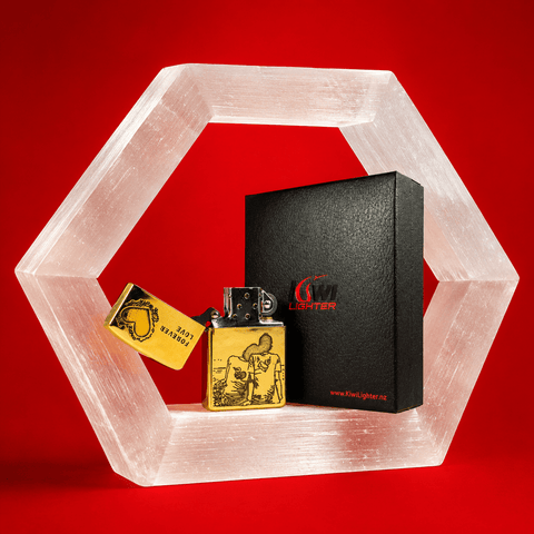 Flint Kiwi Lighter 764 | Shisha Glass