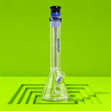 Glass Beaker Base Waterpipe With Lighter Holster and Ice Catcher 36cm | Shisha Glass